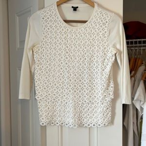 J.Crew 3/4 length shirt